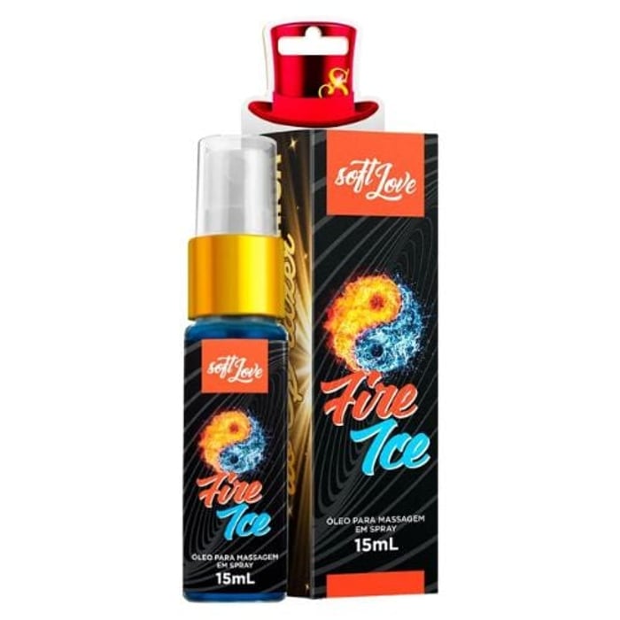 Fire Ice óleo Para Massagem Em Spray 15ml Soft Love