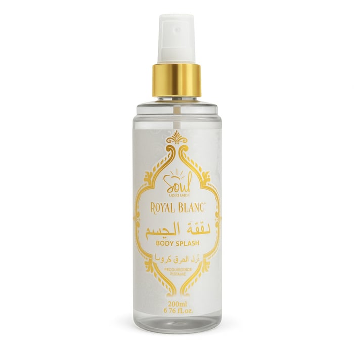 Body Splash Royal Blanc Desodorante Colônia Soul Cosméticos 200ml