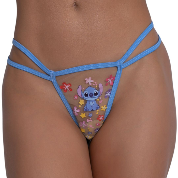 Calcinha Em Tule Stitch Cute Pimenta Sexy