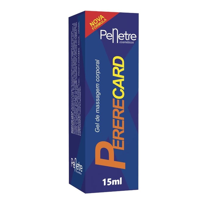 Pererecard Gel Para Massagem Corporal Beijável 15ml Penetre Cosméticos