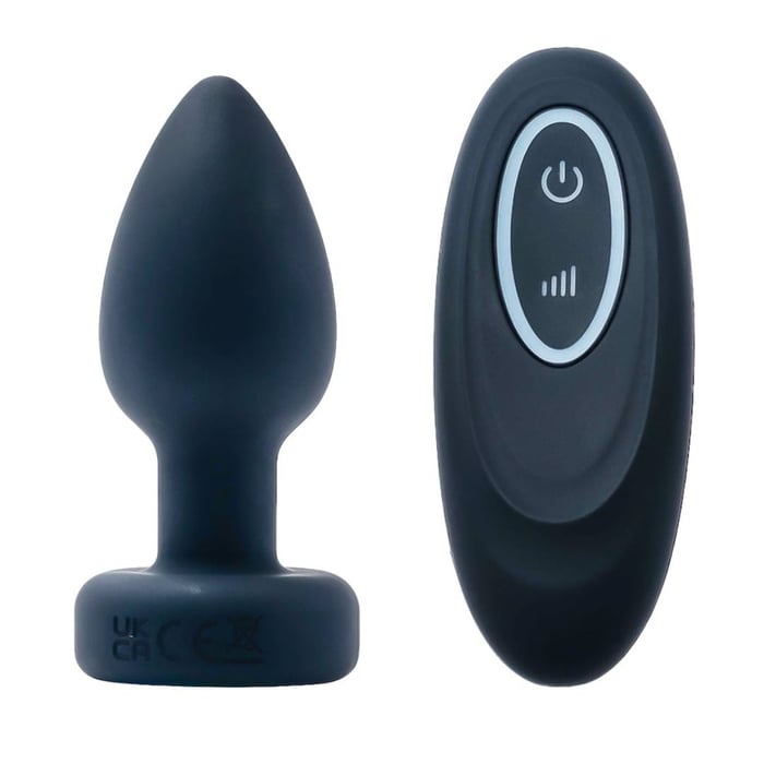 Plug Anal Em Silicone Com Led 10 Modos De Vibração