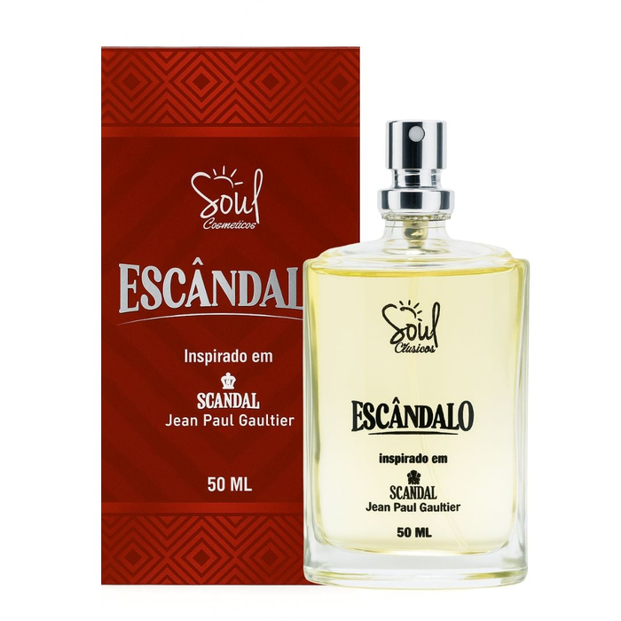 Escândalo Colônia Masculina 50ml Soul Cosméticos 