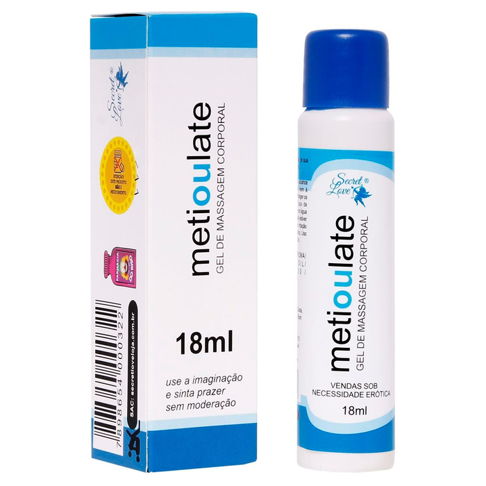 Metioulate Lubrificante Beijável18ml Secret Love
