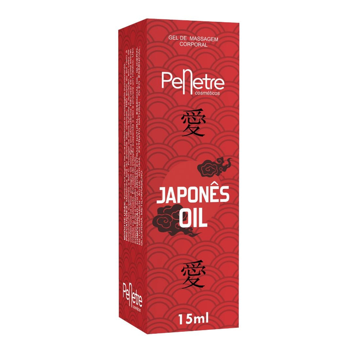 Japonês Oil Gel Para Massagem Corporal 15ml Penetre Cosméticos