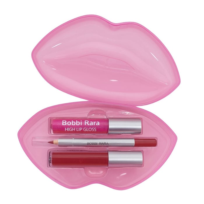 Kit Boca Pink Lip Gloss E Lip Liner Bobbi Rara