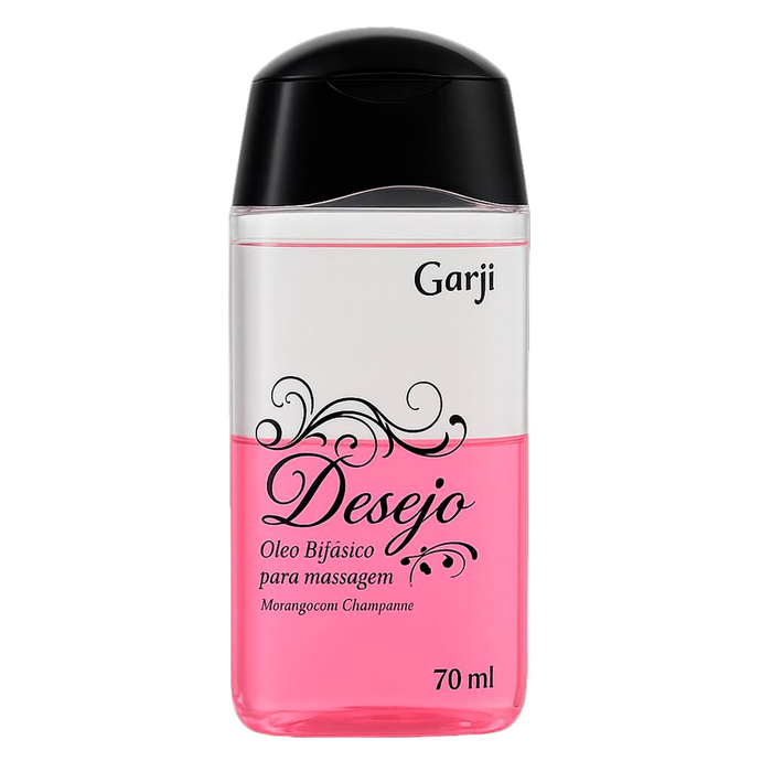 Desejo Oleo Bifasico 70ml Morango Com Champanhe Garji
