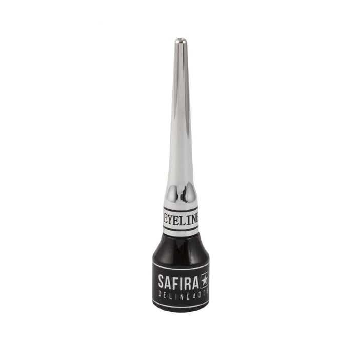 Delineador Líquido Super Black 3,5ml Safira Cosméticos