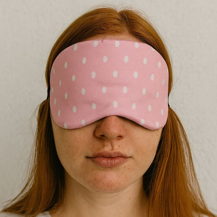 Máscara Para Dormir Tapa Olhos Bolinhas Vibe Toys