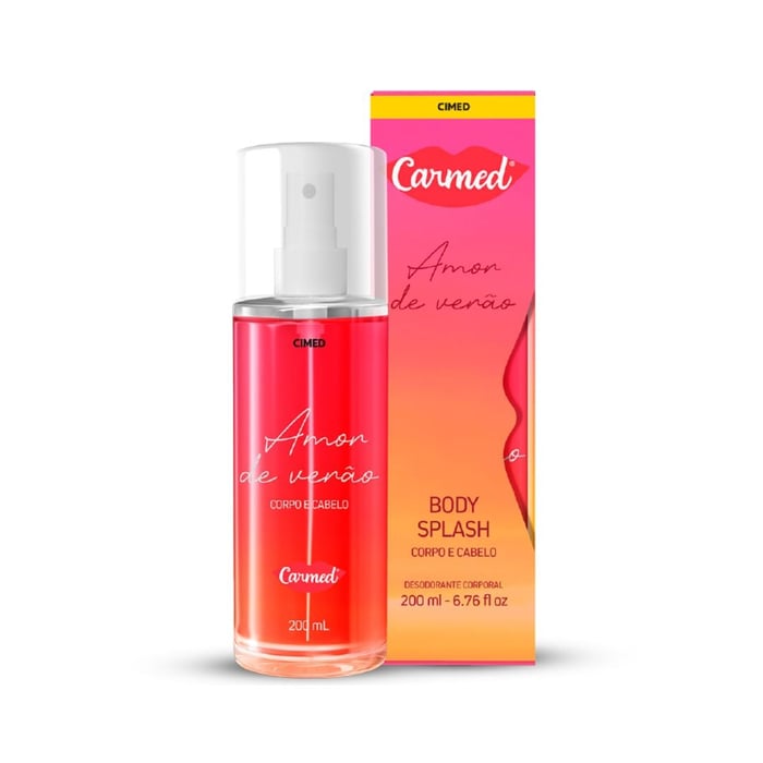 Amor De Verão Body Splash Corpo E Cabelo 200ml Carmed By Cimed
