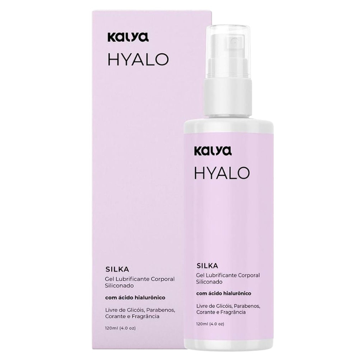 Hyalo Silka Lubrificante à Base De Silicone Com ácido Hialurônico 120ml Kalya