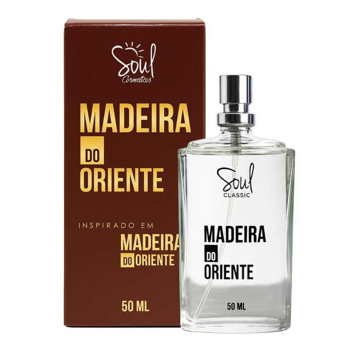 Madeira Do Oriente Colônia Masculina 50ml Soul Cosméticos 
