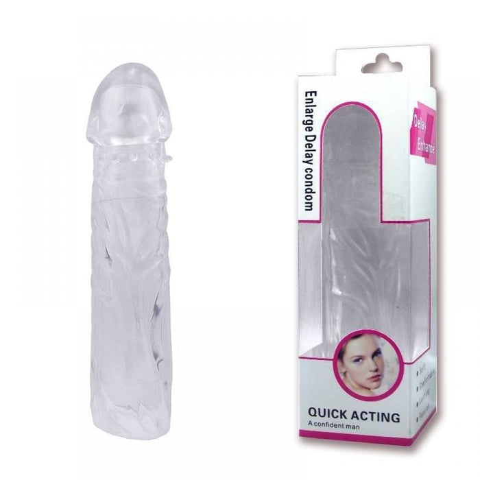 Capa Peniana Com Saliências Massageadoras 15cm