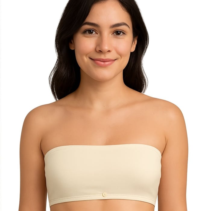 Sutiã Estilo Faixa Liso Com Bojo Econfort