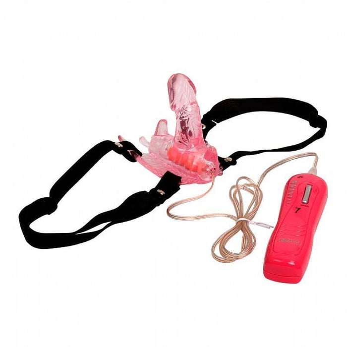Vibrador Butterfly Com Mini Pênis 7 Modos E Vibração Pretty Love