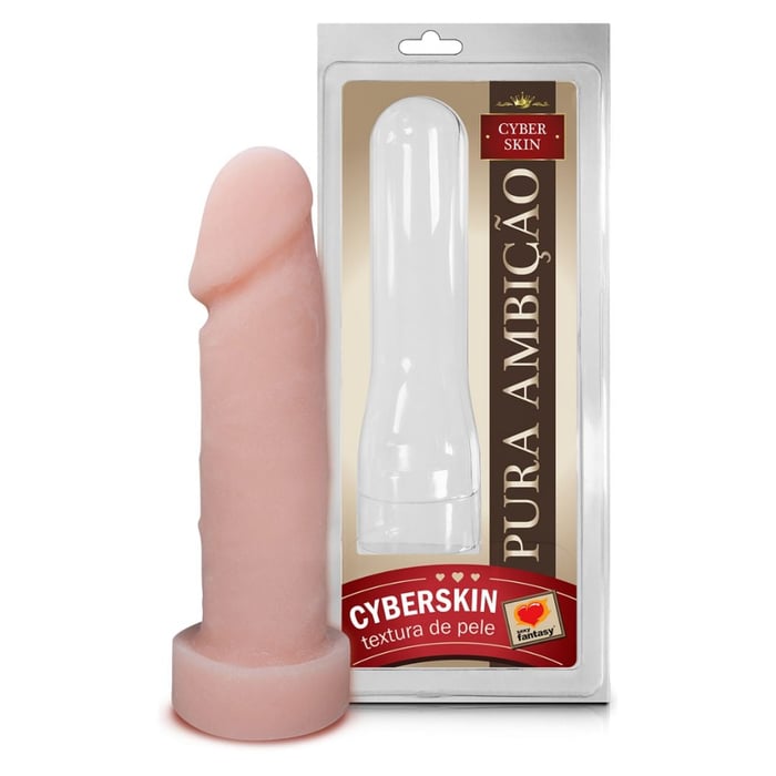 Prótese Em Cyberskin Com Vértebra 16 X 4cm Linha Pura Ambição Sexy Fantasy