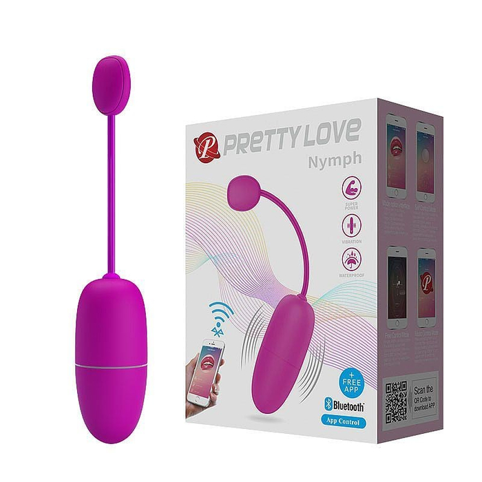 Vibrador Bullet Nymph 12 Vibrações Com Aplicativo E Bluetooth Pretty Love