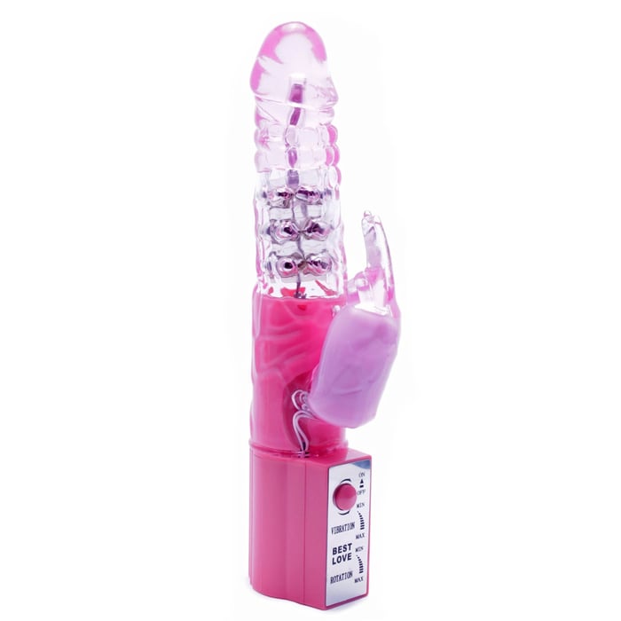 Vibrador Rotativo Rabbit Com Pérolas Massageadoras E Vibração Multivelocidade