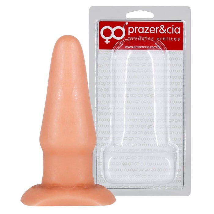 Plug Anal Grande Maciço 13 X 4,3cm Prazer & Cia
