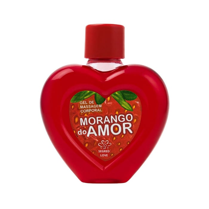 Morango Do Amor Gel De Massagem Corporal Segred Love