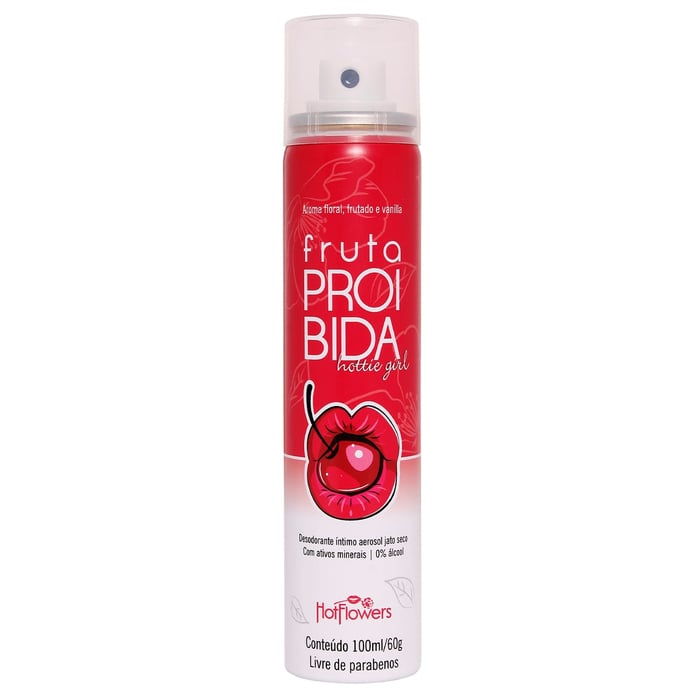 Fruta Proibida Hottie Girl Desodorante íntimo 100ml Hot Flowers