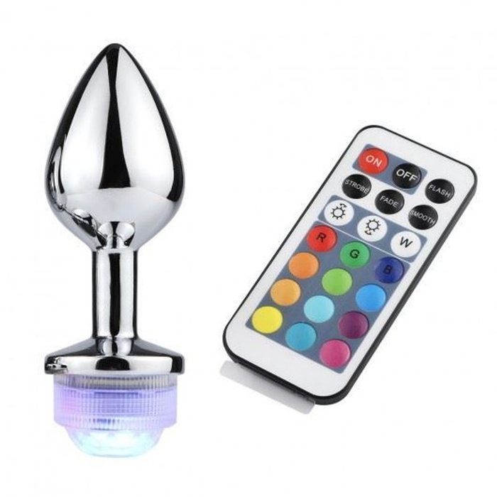 Plug Anal Led Grande Com Controle Vibe Toys