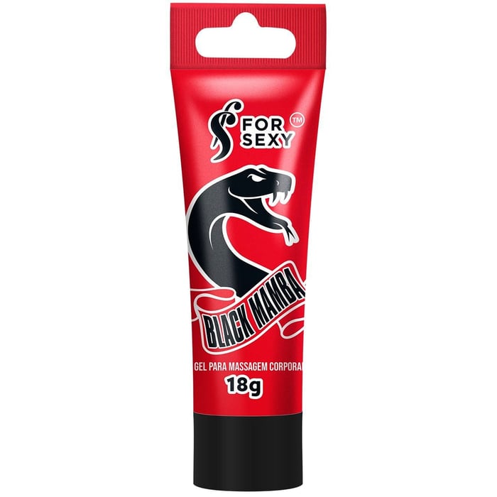 Black Mamba Gel Excitante Esquenta Esfria E Vibra 28g Forsexy