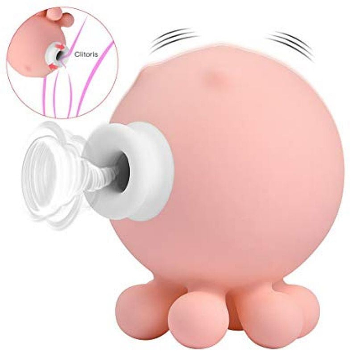 Vibrador Clitóris Com Pulsação Recarregável 9 Modos De Vibração Octopi 
