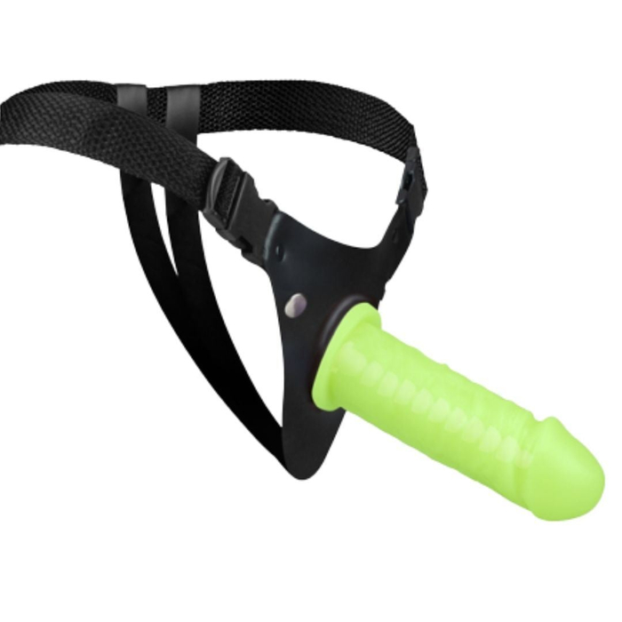 Kit Cinta Com Prótese E Vértebra Glow 15x4cm Pau Brasil