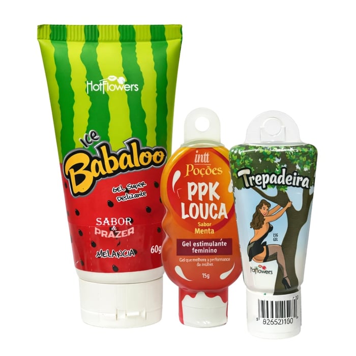 Kit Prazer Ppk E Melancia Com 3 Itens Litoral Moda íntima