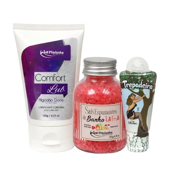 Kit Trepa Comigo Com 3 Itens Litoral Moda íntima