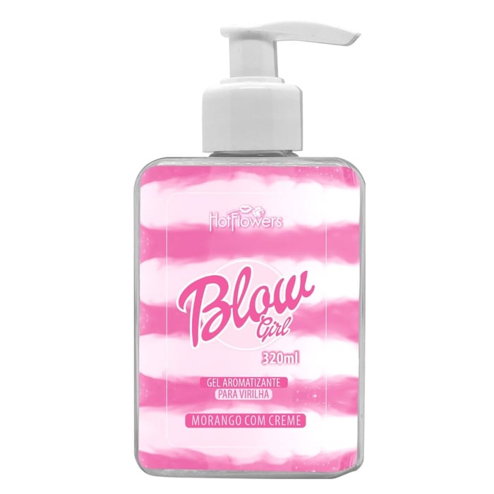 Blow Girl Gel Aromatizante Para Virilha 320ml Hot Flowers