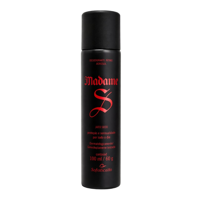 Madame S Desodorante íntimo Aerosol Jato Seco 100ml Sofisticatto