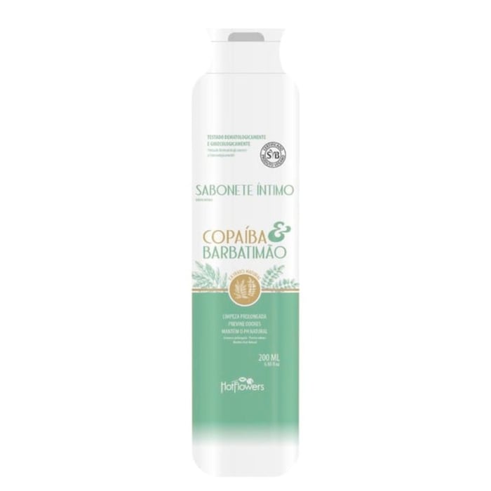 Sabonete íntimo Copaiba E Barbatimao 200ml Hot Flowers