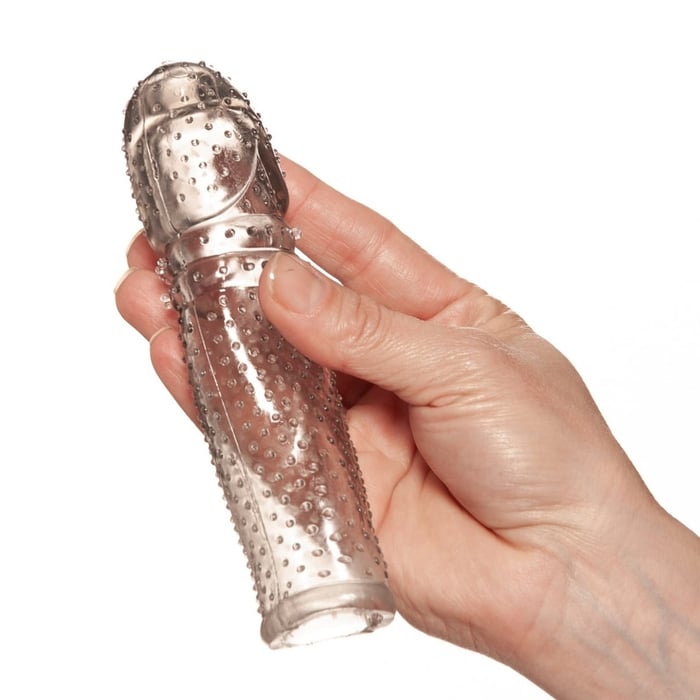 Capa Peniana Clark Texturizada Fumê 15 X 3,5cm Upper