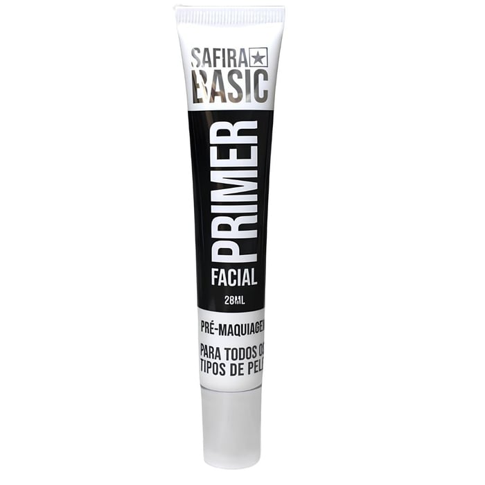 Primer Facial Pré Maquiagem Bisnaga 28ml Safira Cosméticos