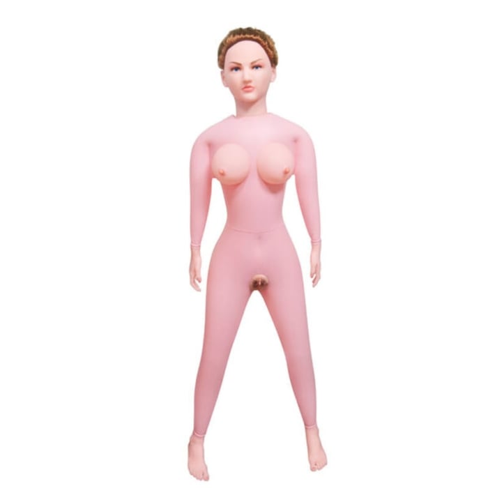 Boneca Inflável Sofhia Com Seios Fartos E Vibração Vibe Toys
