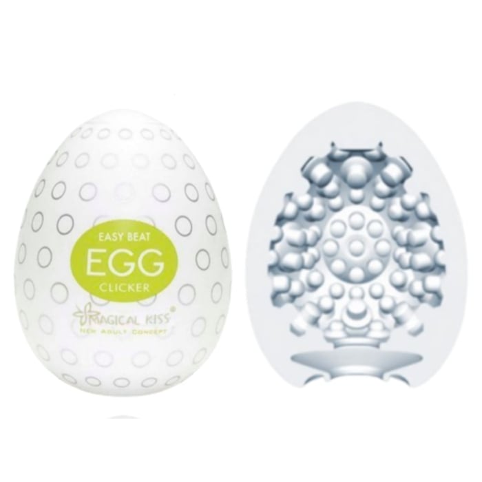 Egg Masturbador Clicker 6 Unidades Magical Kiss By Vibe Toys
