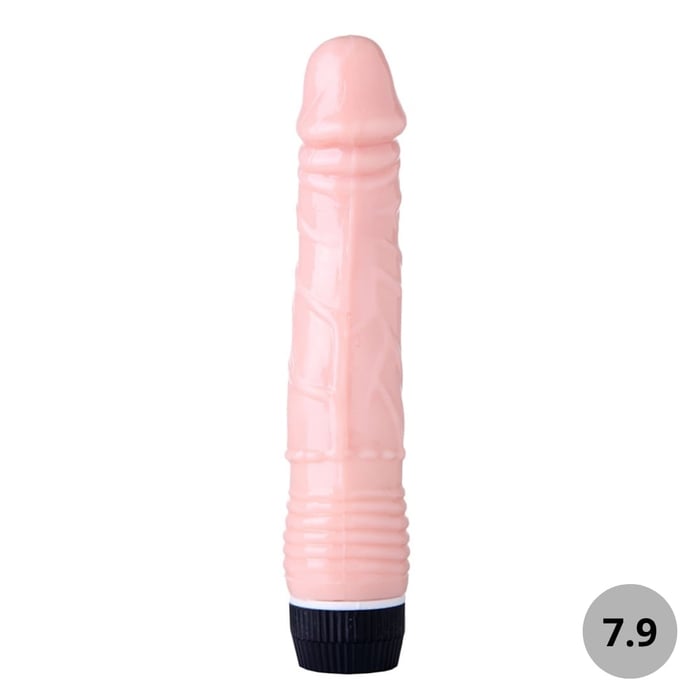 Pênis Realístico Texturizado 20x4 Cm Com Vibro Vibe Toys