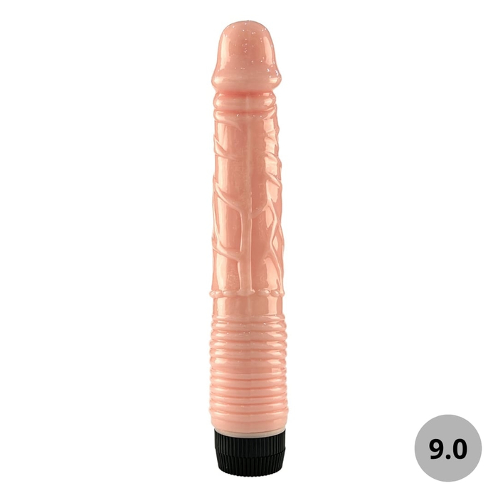 Pênis Realístico Texturizado 23x4 Cm Com Vibro Vibe Toys