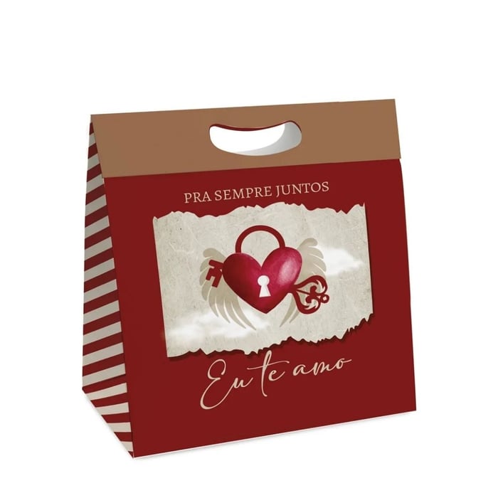 Caixa Para Presente M New Plus Amor Real Cromus