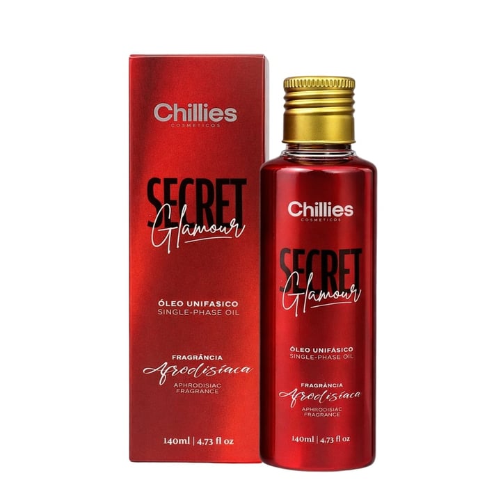 Secret Glamour óleo Fragância Afrodisíaca 140ml Chillies