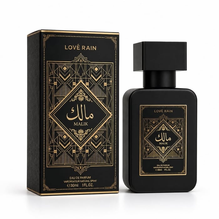 Malik Perfume árabe Masculino Lové Rain Eau De Parfum 30ml Vivai