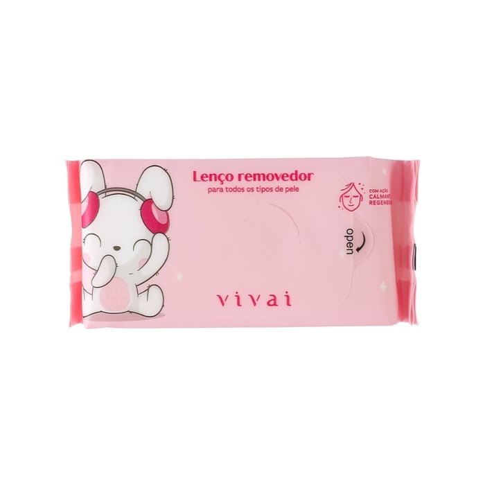 Lenço Removedor De Maquiagem 8 Unidades Vivai