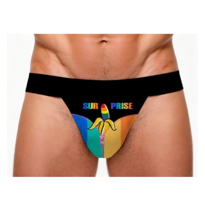 Cueca Sensual Jockstrap Pride Sortida Pimenta Sexy