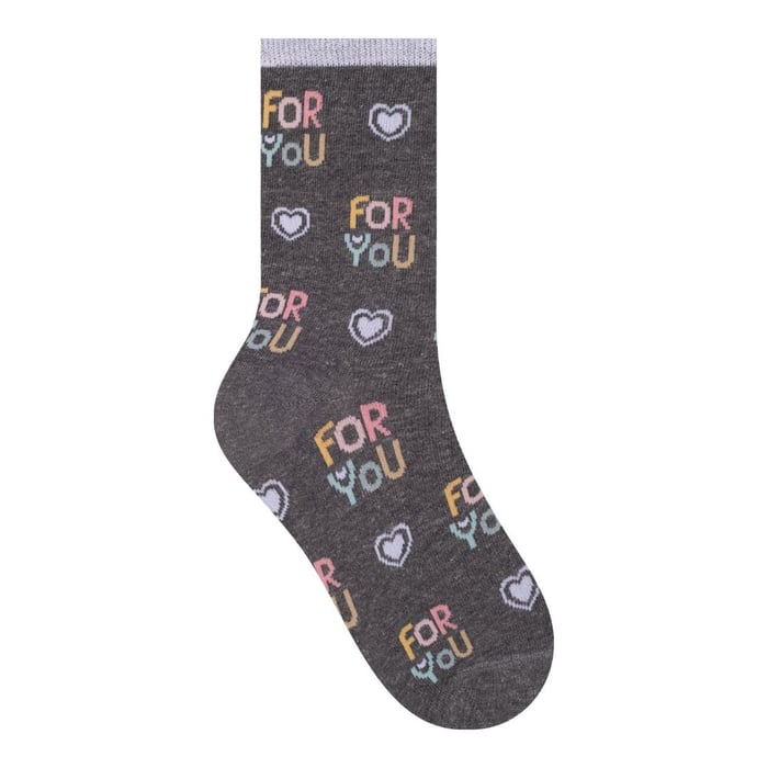 Meia Estampada Feminina Selene