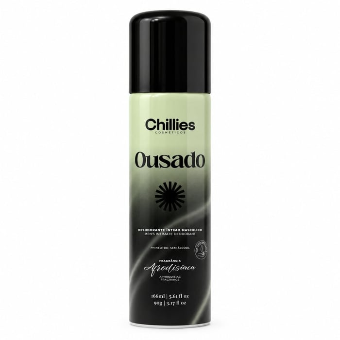 Ousado Desodorante íntimo Masculino 90g Chillies