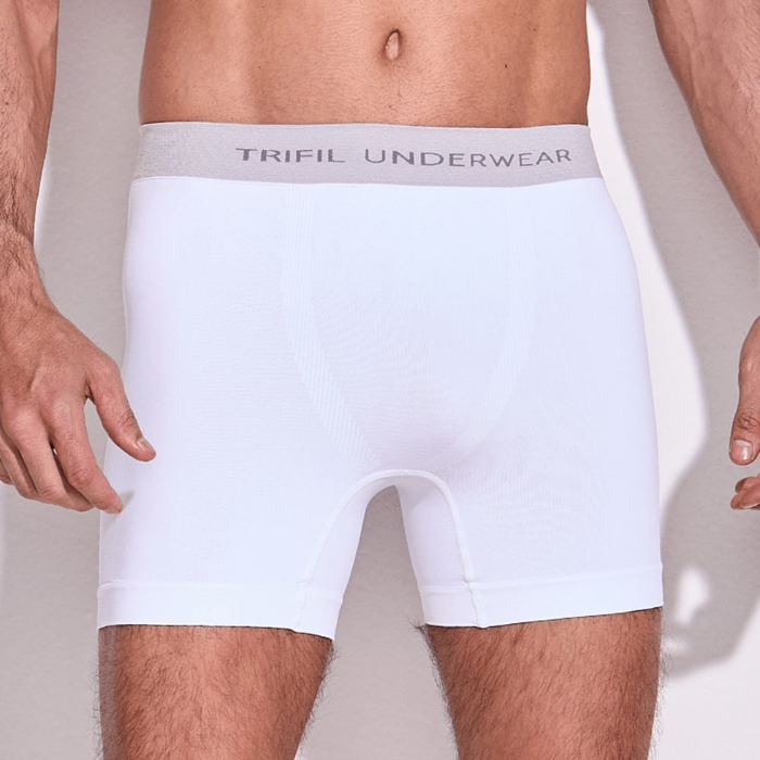 Cueca Boxer Sem Costura Com Elástico Personalizado Trifil