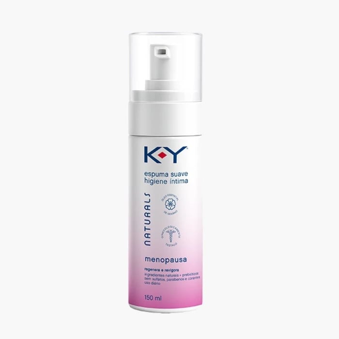 Espuma Suave Higiene íntima Menopausa 150ml Ky