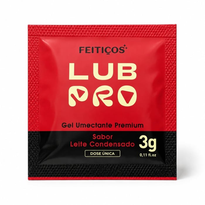 Sachê Lubpro Gel Umectante Premium 3g Feitiços