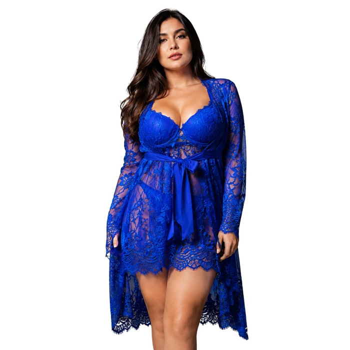 Robe Camisola Em Renda 